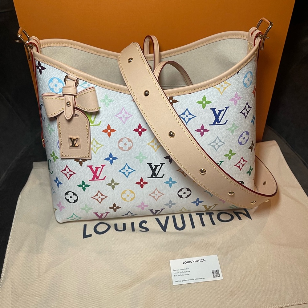 ‼️SOLD‼️NEW!! Limited edition Louis Vuitton Murakami Carryall PM🤍 NO Pouch